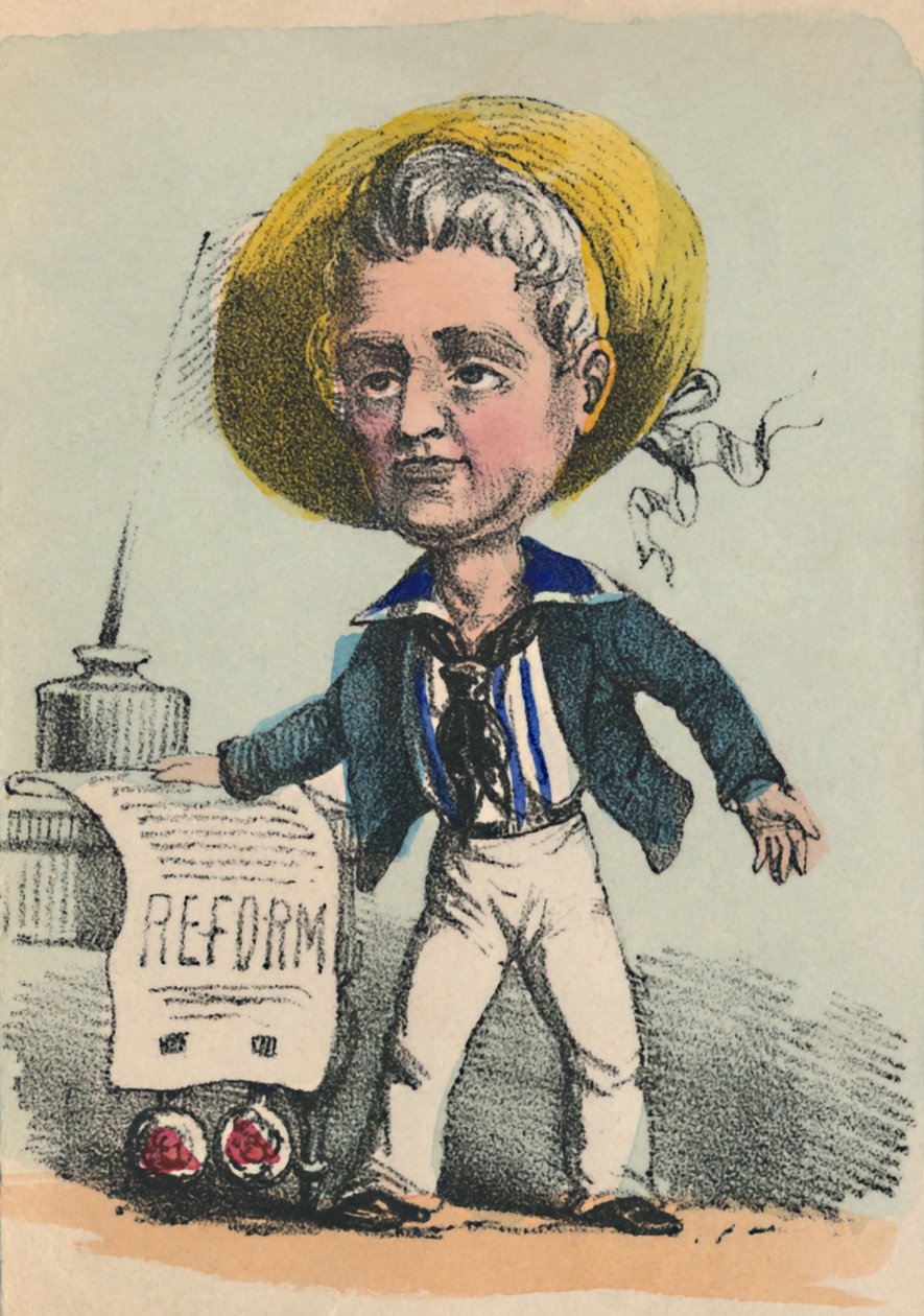 IV. Vilmos, 1856 alkotó: Alfred Crowquill