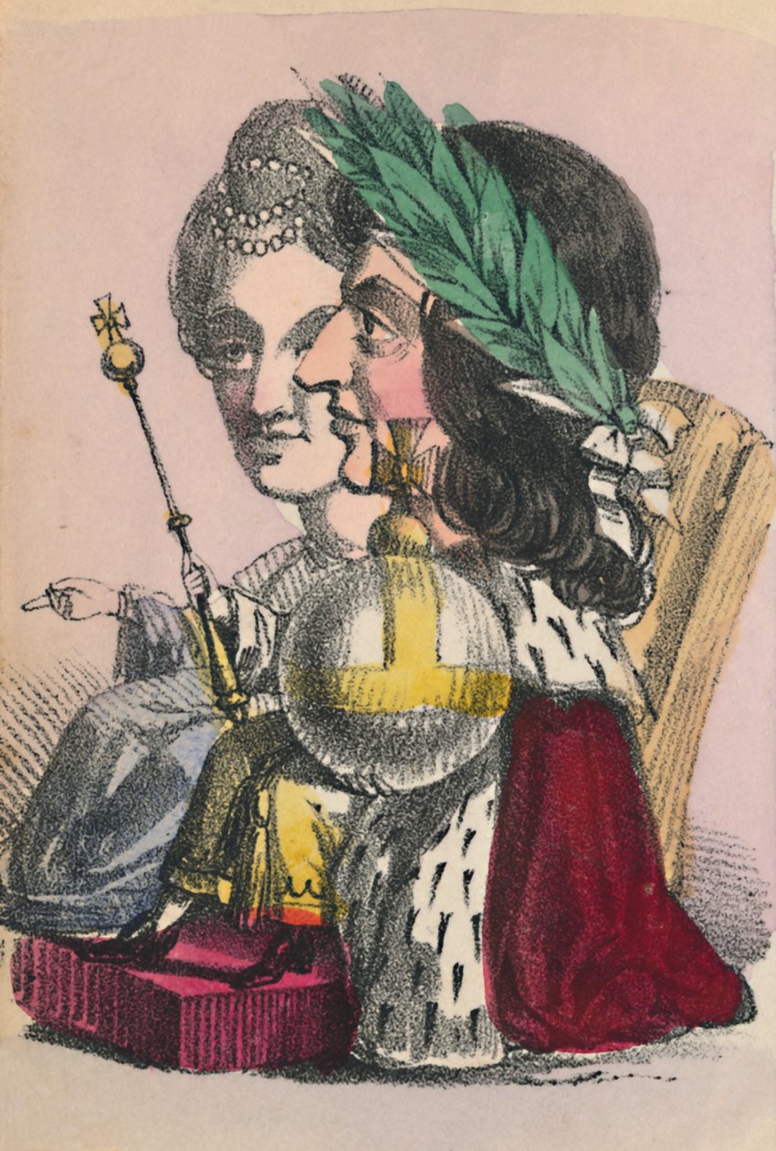 Vilmos és Mária, 1856 alkotó: Alfred Crowquill