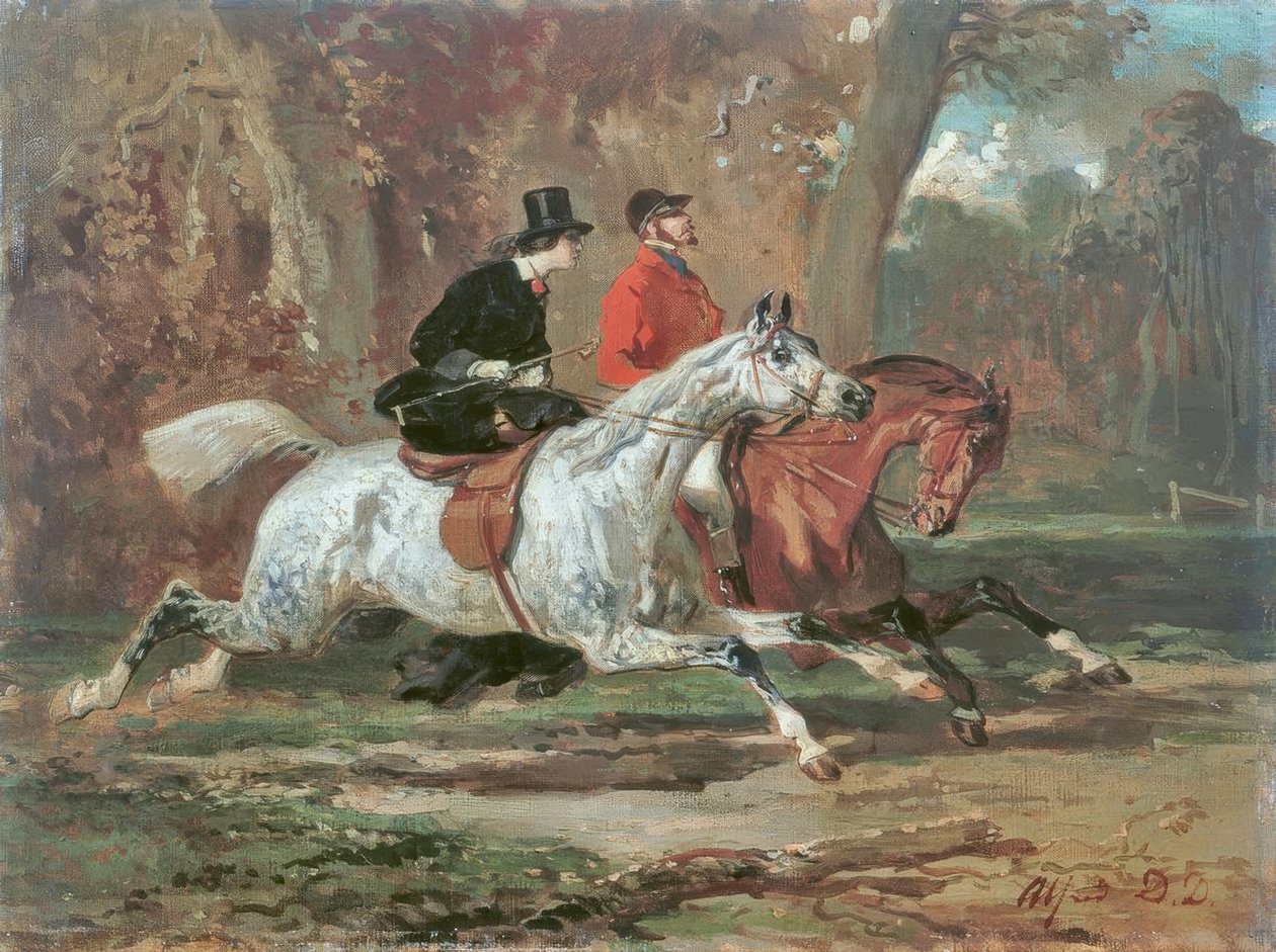 Rider és Amazon alkotó: Alfred Dedreux
