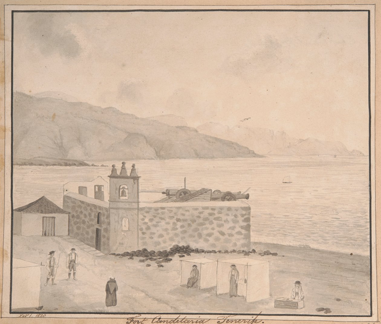 Fort Candelaria, Tenerife alkotó: Alfred Diston