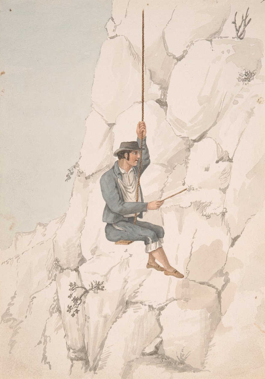 Gomero, Orchilla Gatherer alkotó: Alfred Diston
