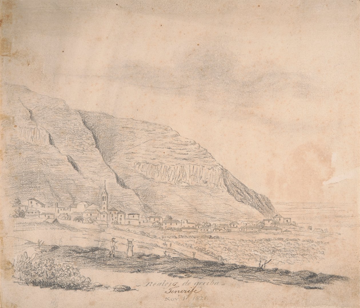 Realejo felülről, Tenerife alkotó: Alfred Diston