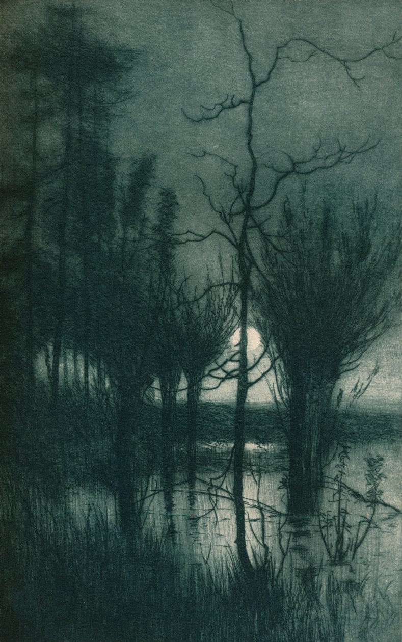 A csendes hold, 1901 alkotó: Alfred East
