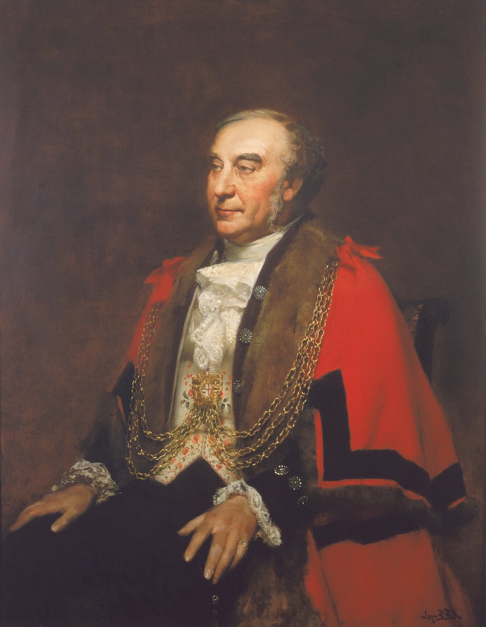 William Lawrence alderman, Sherif, 1849 alkotó: Alfred Edward Emslie