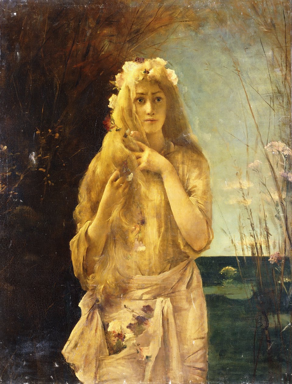Ophelia, alkotó: Alfred Emile Stevens