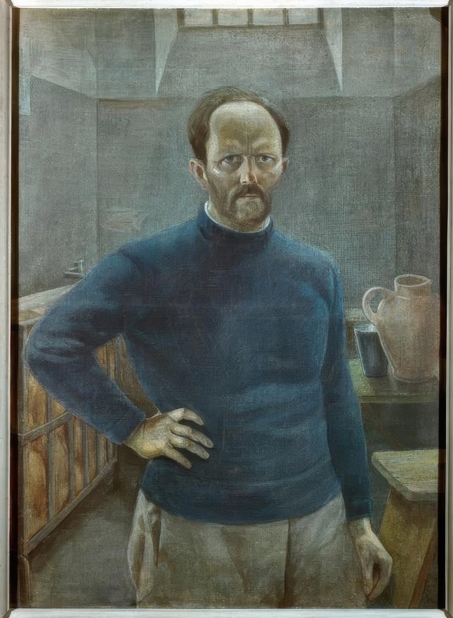 Önarckép a börtönben alkotó: Alfred Frank