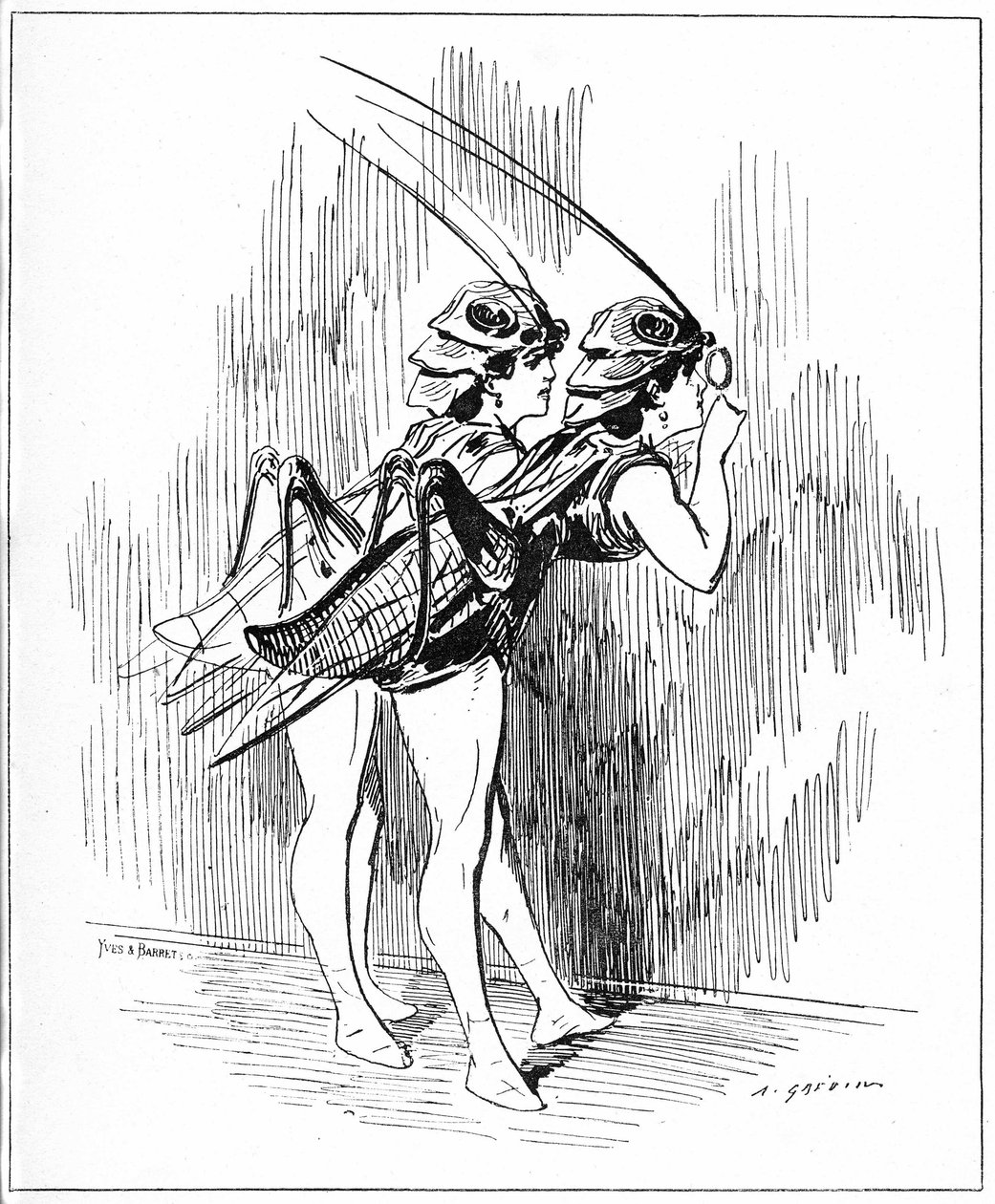 Illusztráció a "The Spirit of Women"-hez alkotó: Alfred Grevin