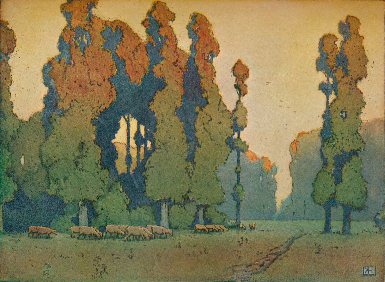 The Glade, 1910 alkotó: Alfred Hartley