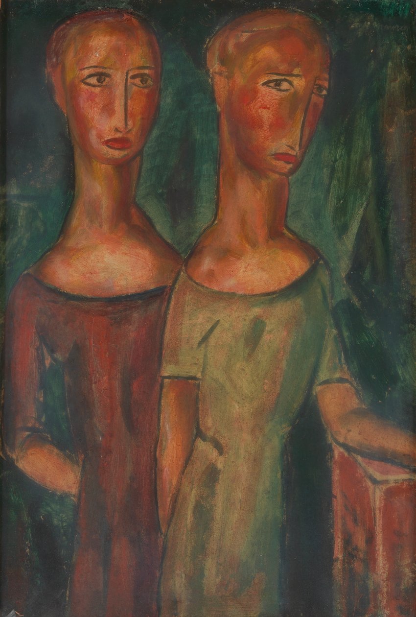 Kettősség, kb. 1925-1930. alkotó: Alfred Henry Maurer