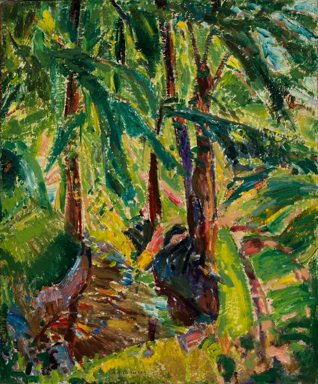 Táj, kb. 1925. alkotó: Alfred Henry Maurer
