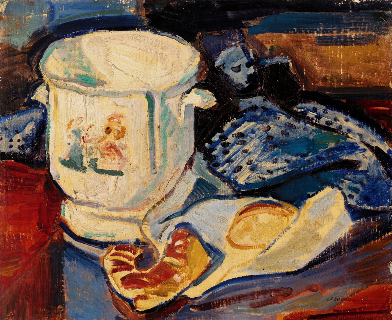 Csendélet Jardinière-rel alkotó: Alfred Henry Maurer
