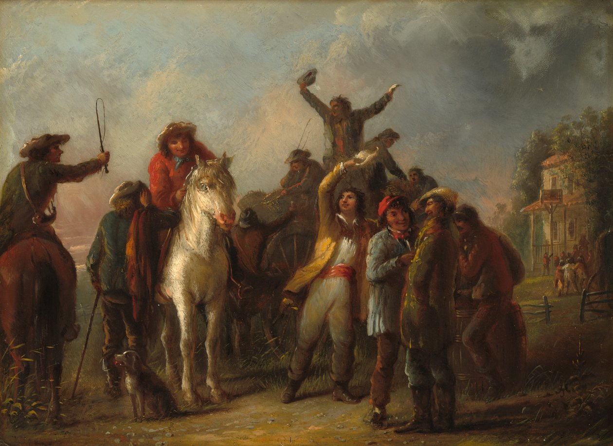 Választási helyszín, Catonsville, Baltimore megye alkotó: Alfred Jacob Miller