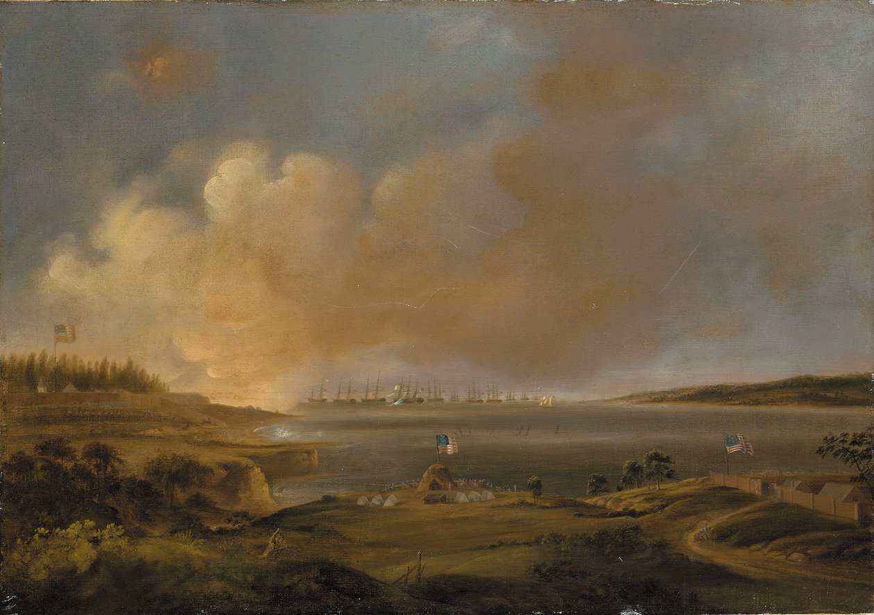 A Fort McHenry-i csata alkotó: Alfred Jacob Miller