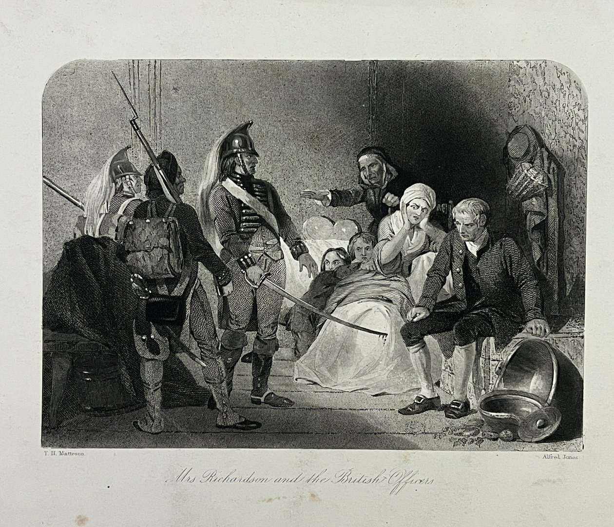 Mrs Richardson és a brit tisztek alkotó: Alfred Jones