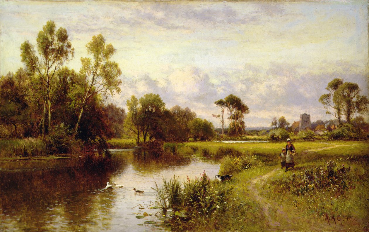 Thursby közelében, Yorkshire államban alkotó: Alfred Jr. Glendening