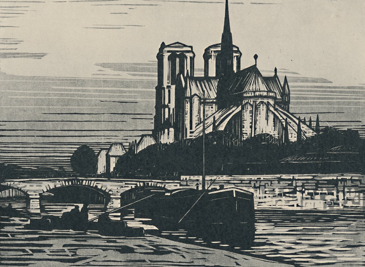 "Notre Dame De Paris", 1919 alkotó: Alfred Latour