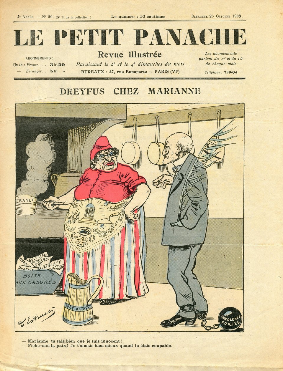Le Pepetit panache, áttekintés illusztrálása alkotó: Alfred Le Petit