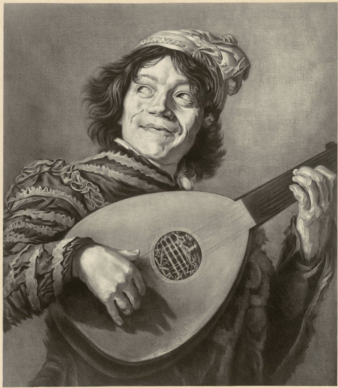 A bolond, Frans Hals után alkotó: Alfred Louis Bahuet