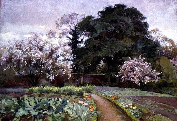 Egy konyhakert, Frome, Somerset alkotó: Alfred Parsons