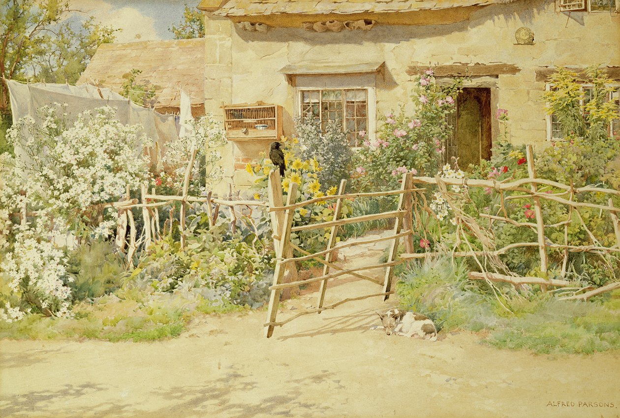 Forró délután alkotó: Alfred Parsons