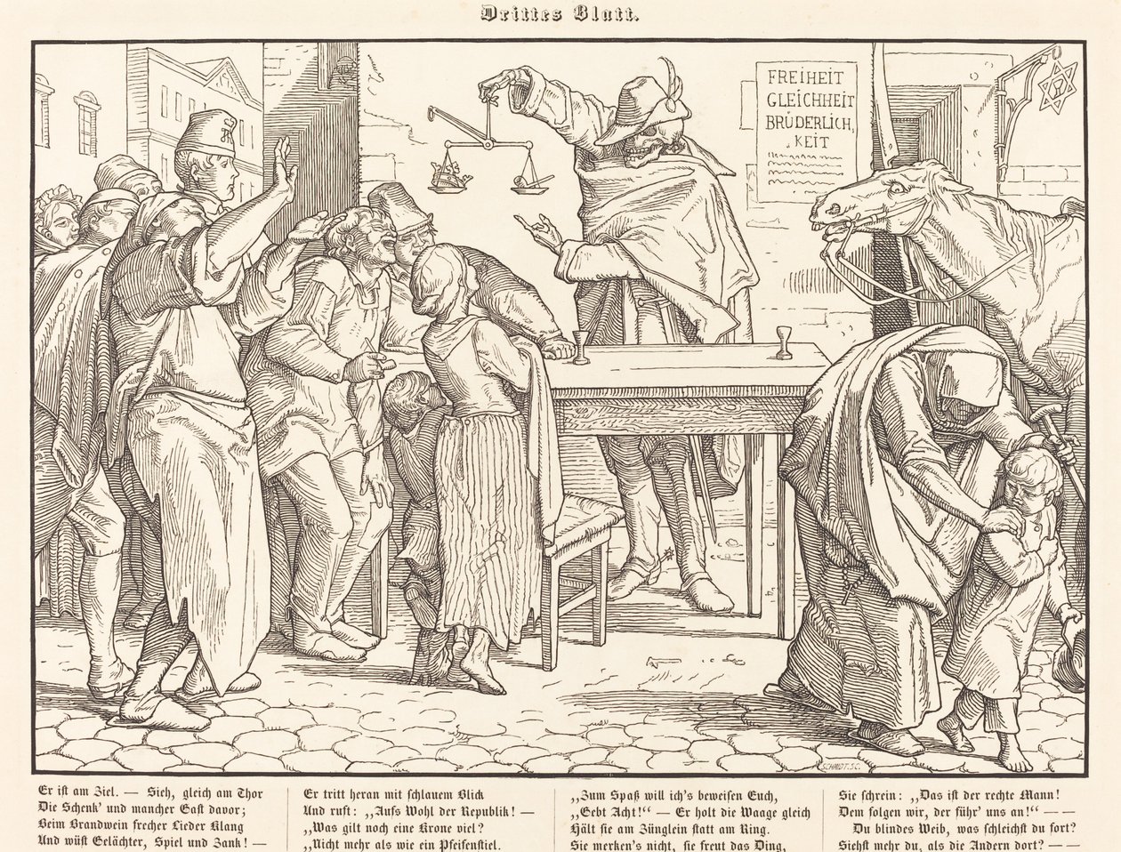 Szintén egy haláltánc III alkotó: Alfred Rethel