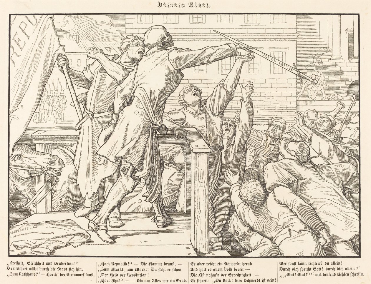 Szintén egy haláltánc IV alkotó: Alfred Rethel