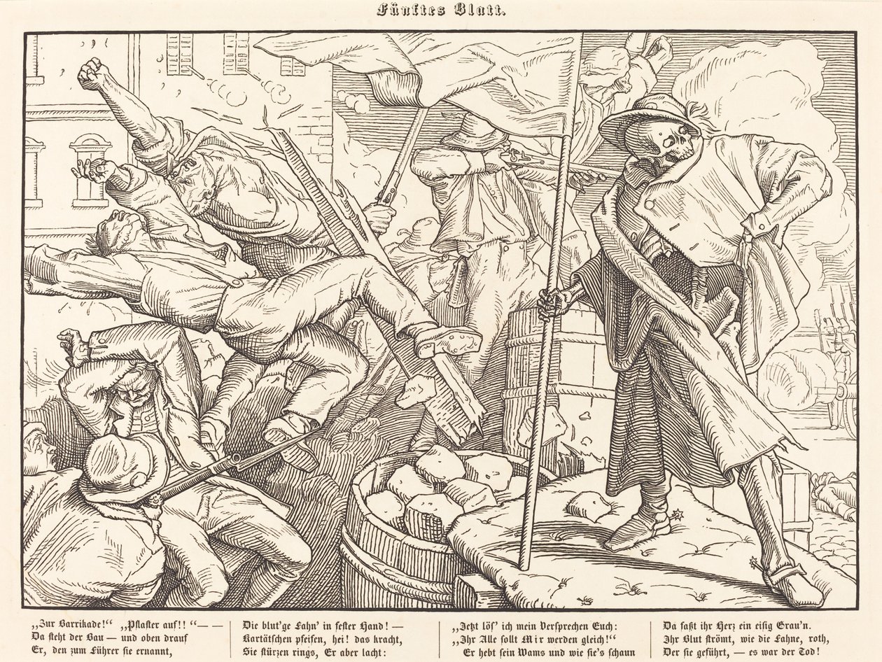 Szintén a haláltánc V alkotó: Alfred Rethel