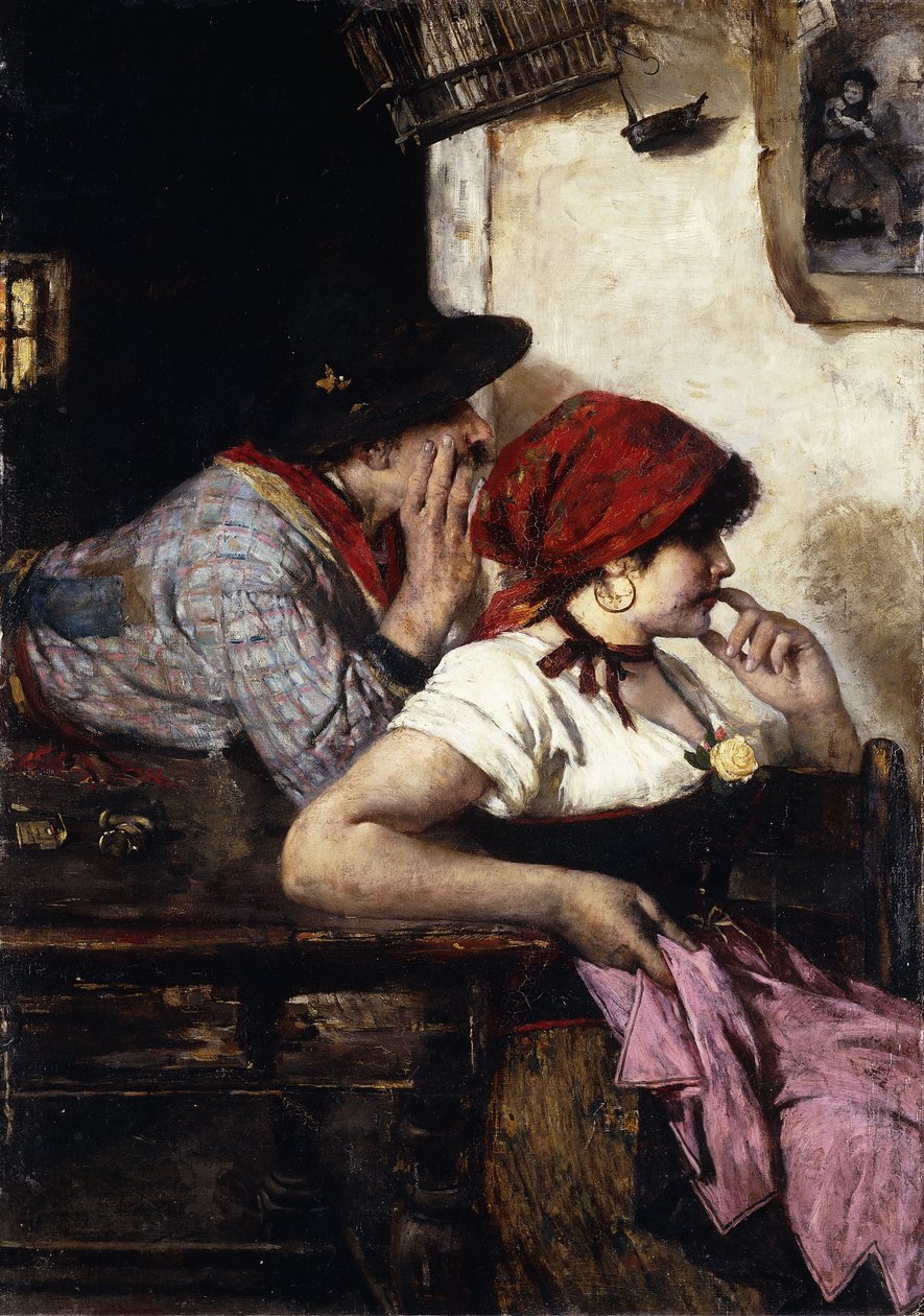 A cigány házaspár, 1887 alkotó: Alfred Roll