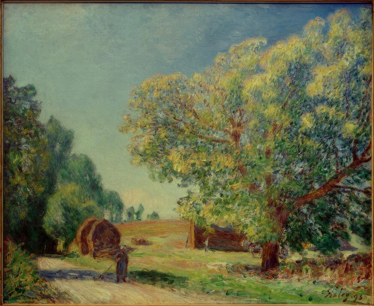 Az erdő körül alkotó: Alfred Sisley