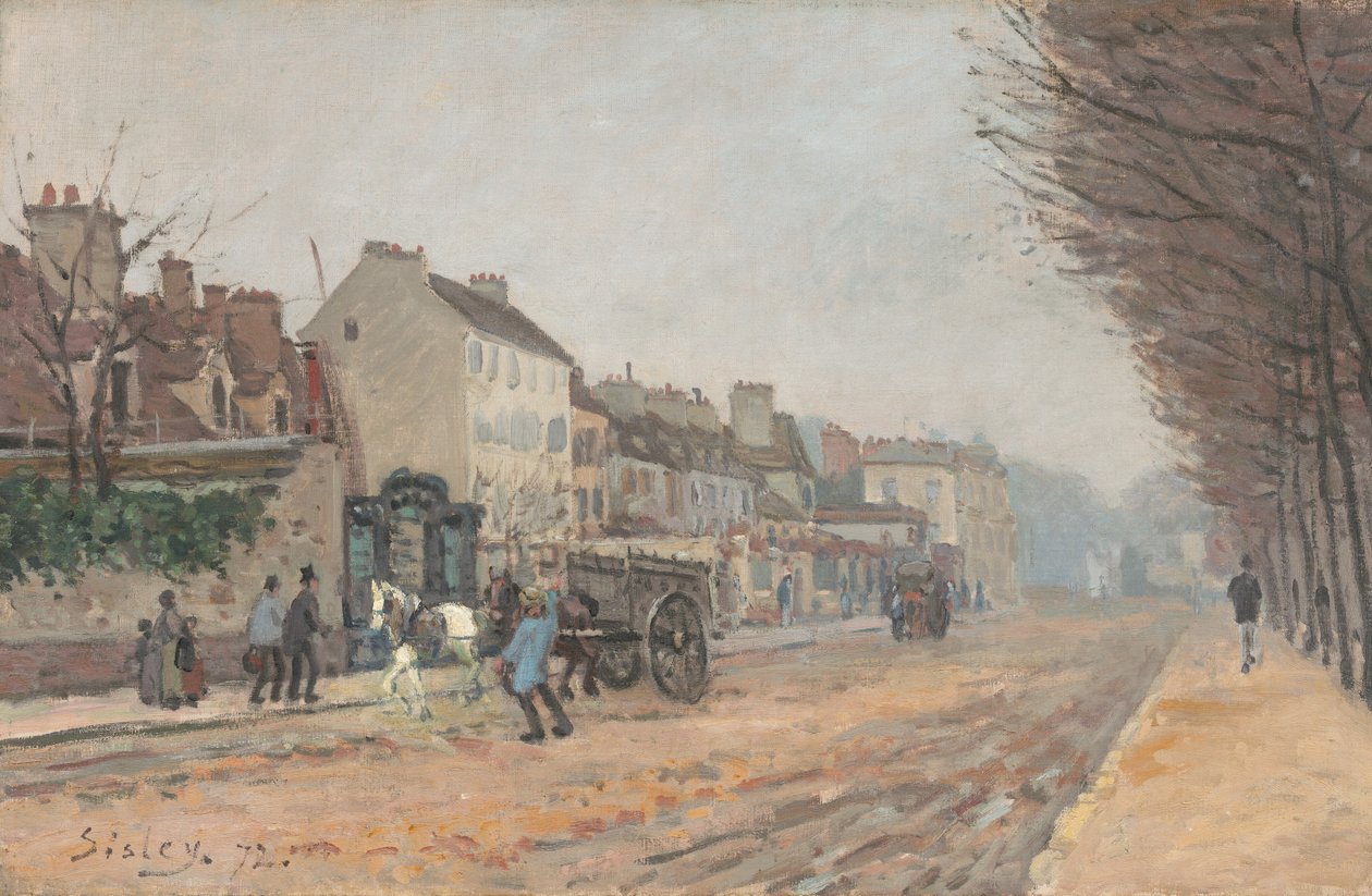 Heloise Boulevard, Argenteuil, 1872. alkotó: Alfred Sisley