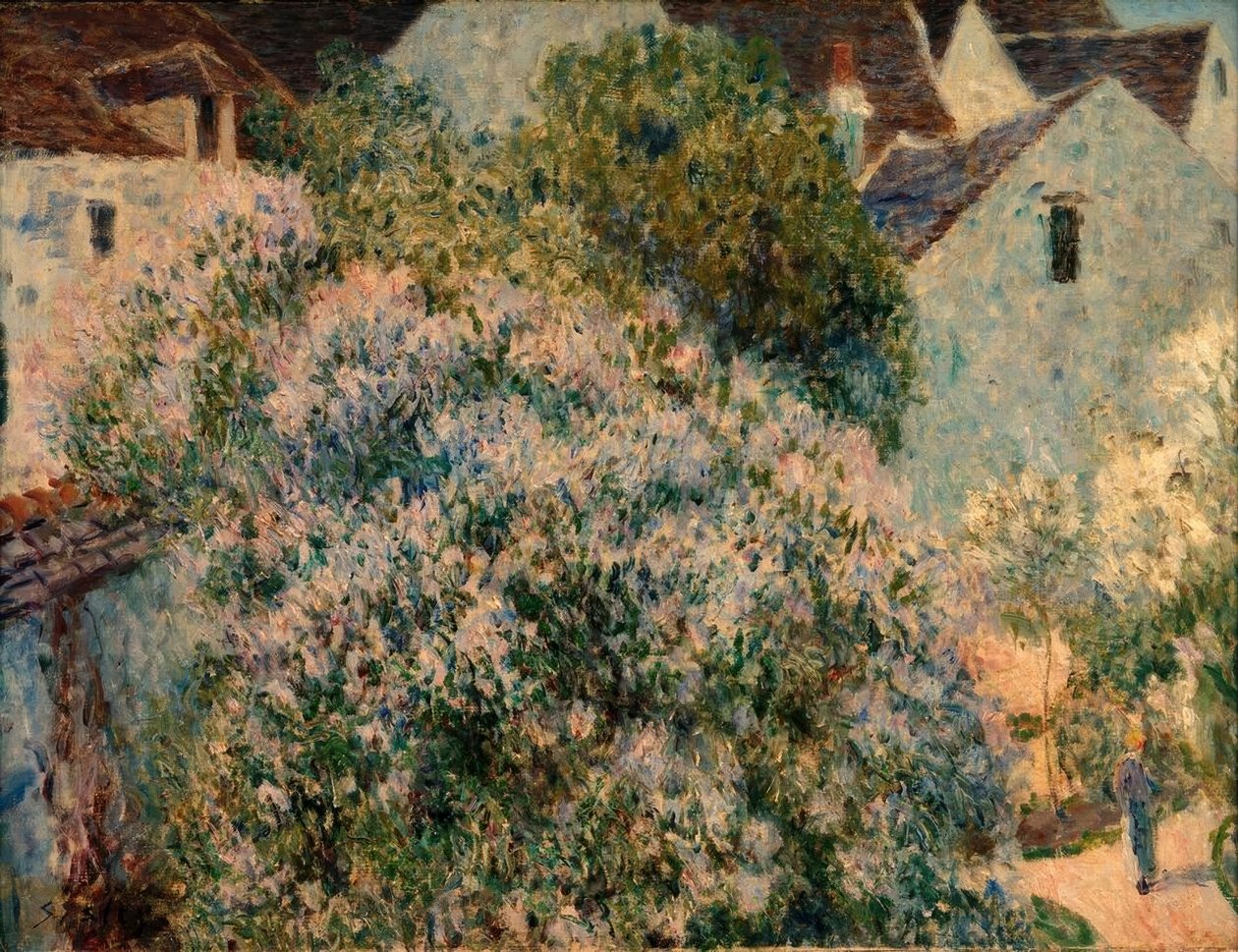 Az orgona a kertemben alkotó: Alfred Sisley