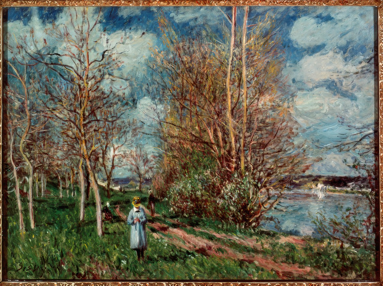A kis rétek tavasszal alkotó: Alfred Sisley