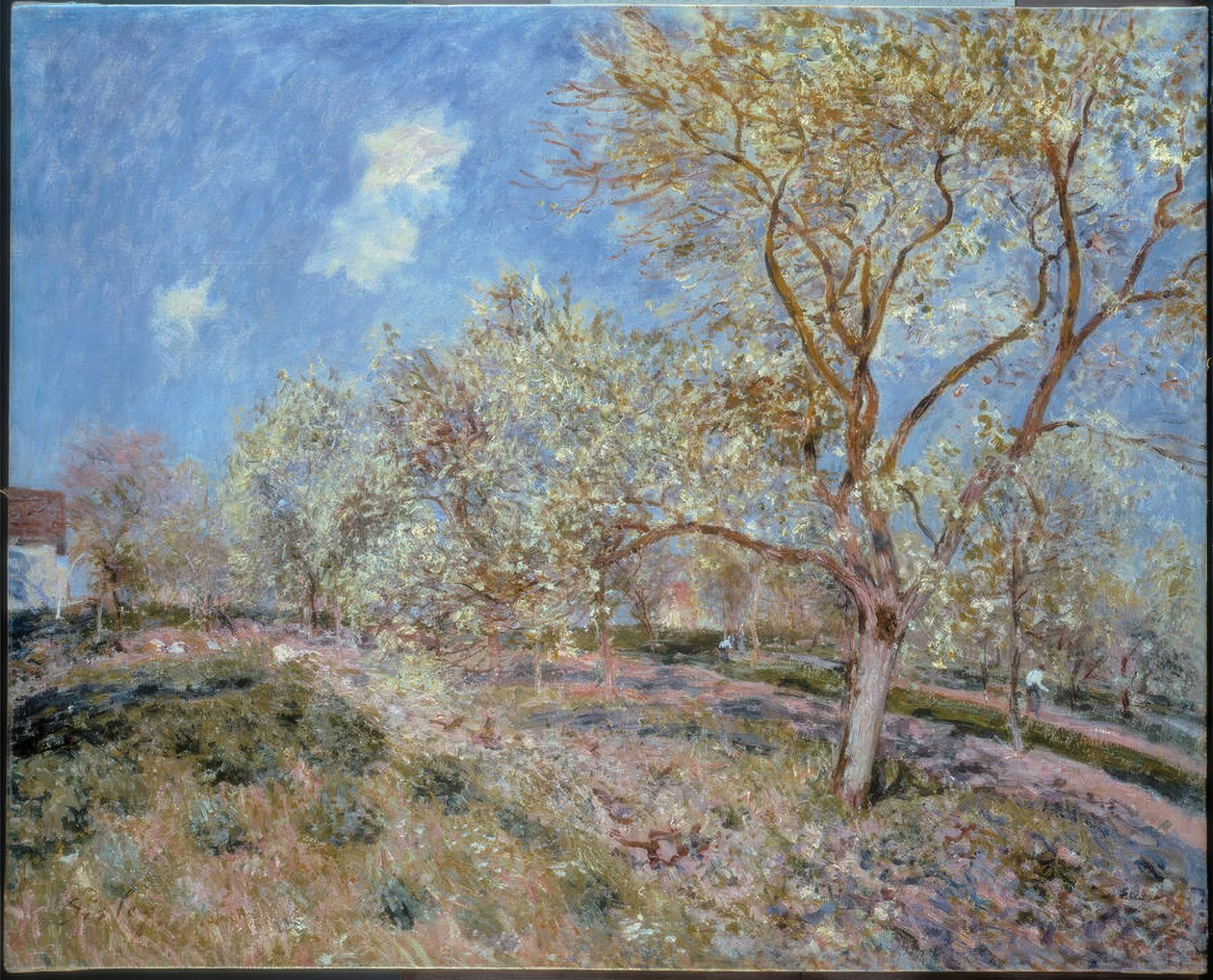 Tavasz Veneux-ban alkotó: Alfred Sisley