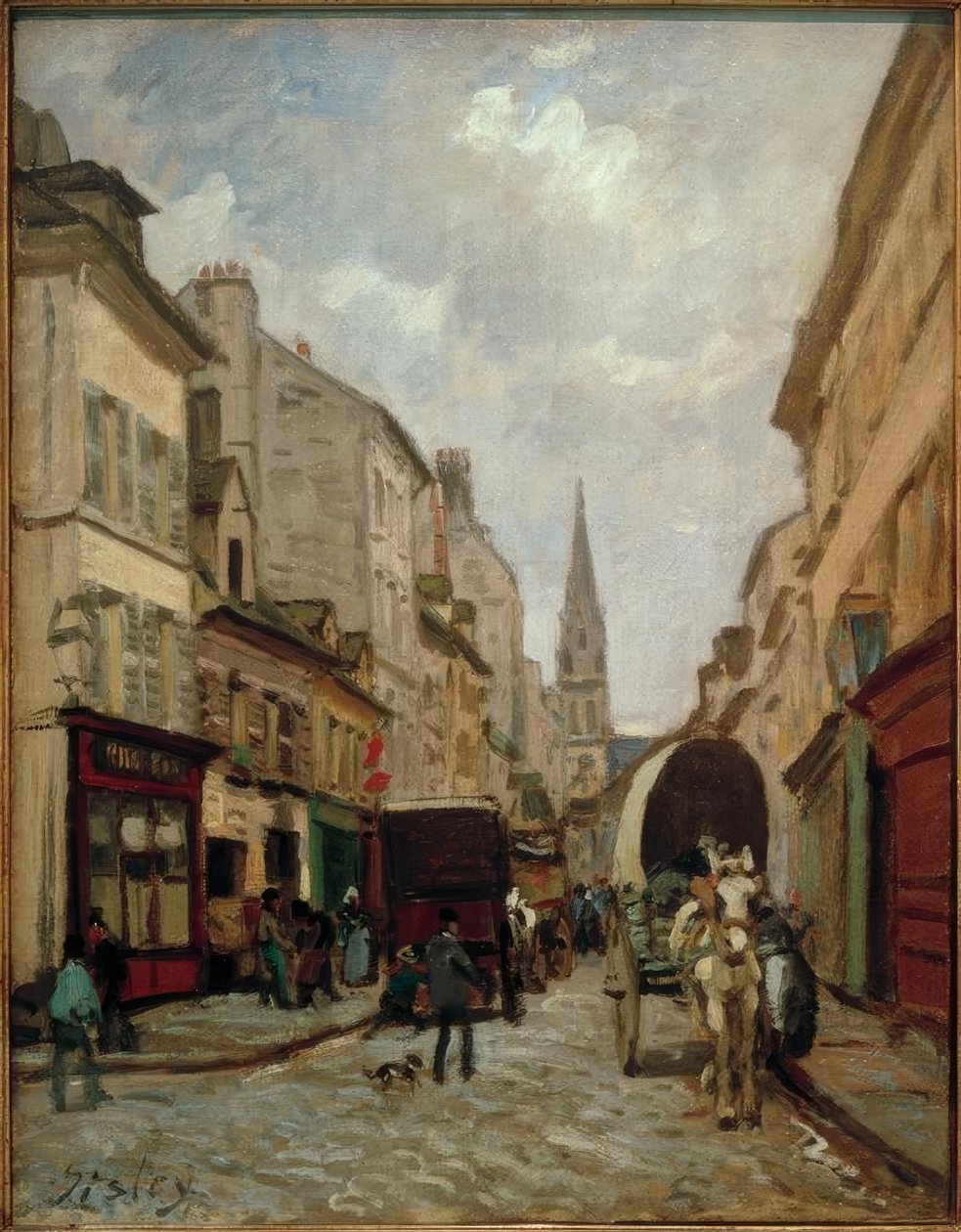 La Grande-Rue, Argenteuil alkotó: Alfred Sisley