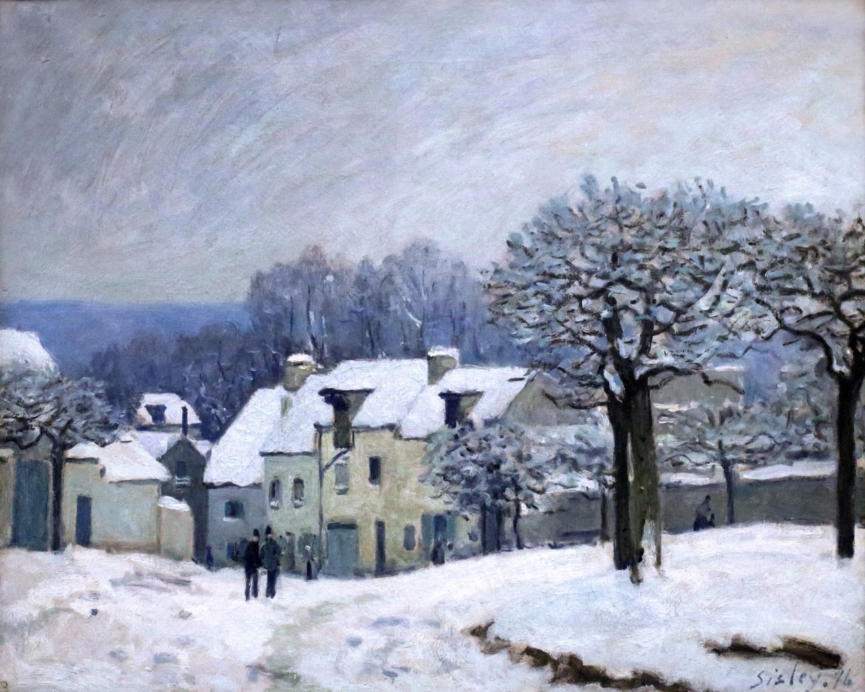 Place du Chenil Marlyban alkotó: Alfred Sisley