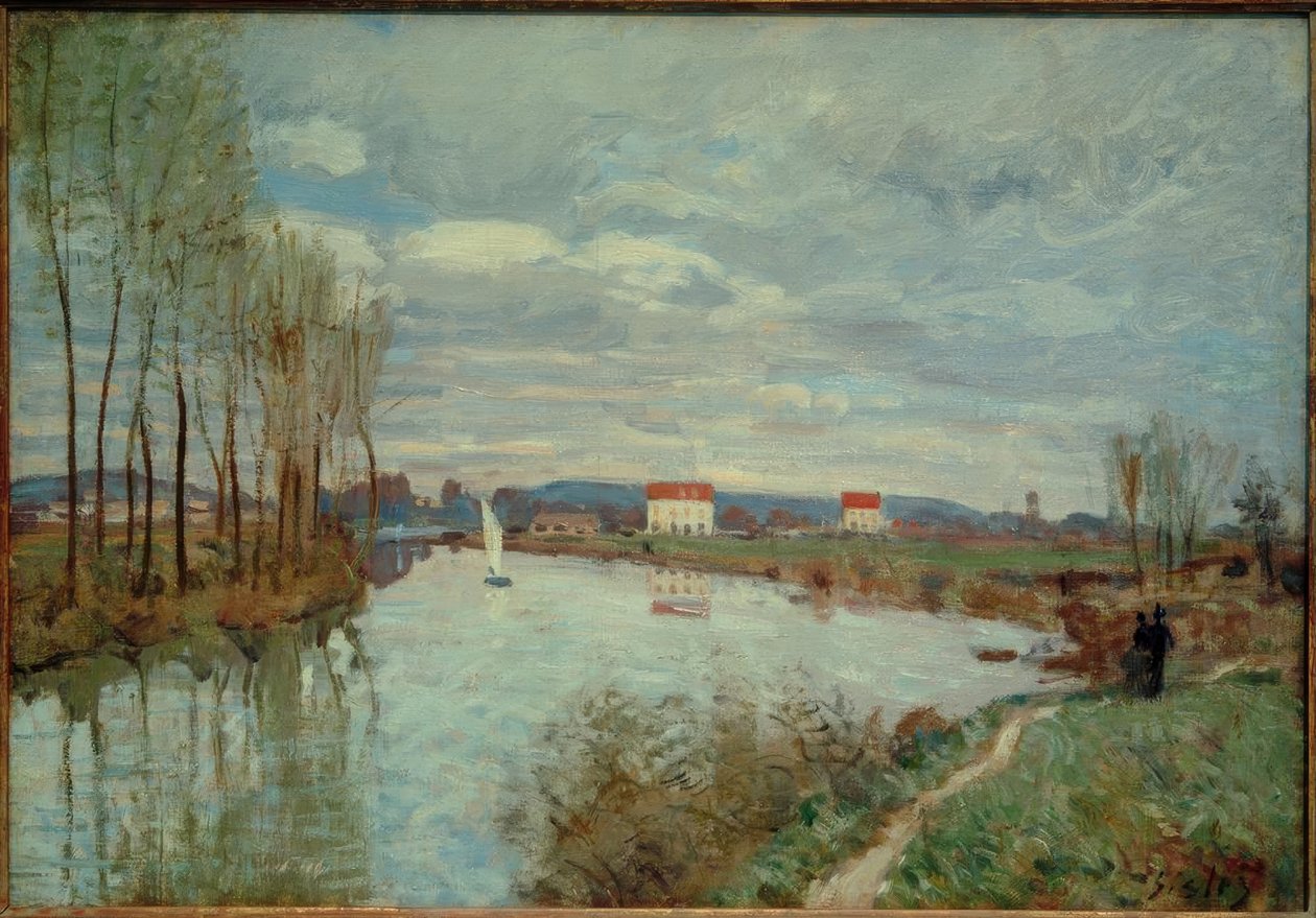 A Szajna Argenteuil-ban alkotó: Alfred Sisley