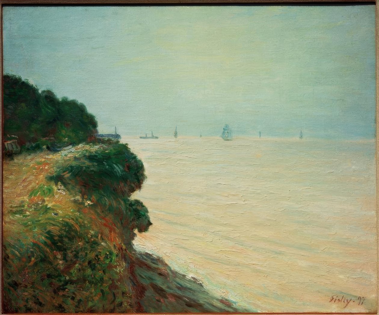 Langland-öböl alkotó: Alfred Sisley