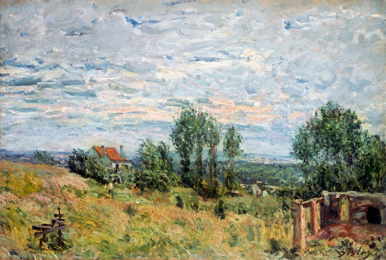 A brikett (Brickfield) alkotó: Alfred Sisley