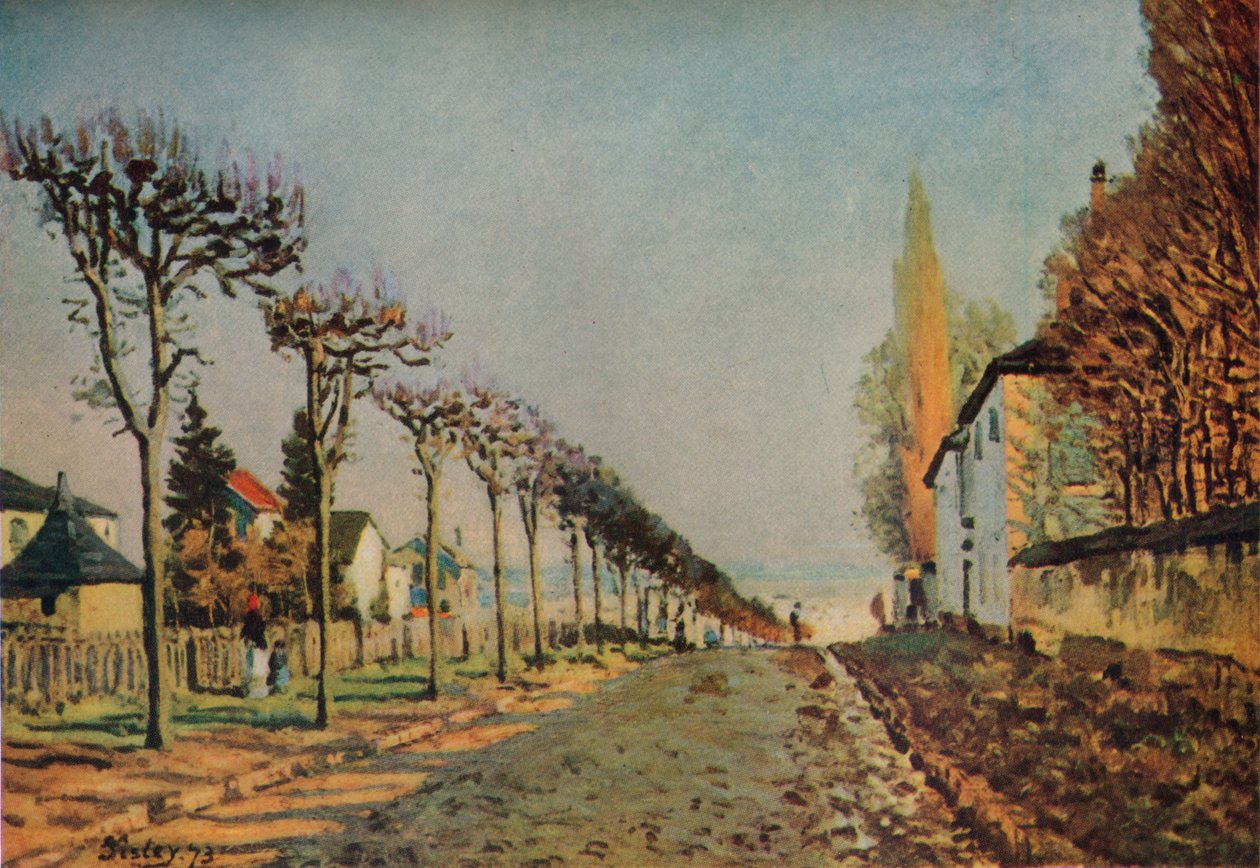 Út a géphez, 1873, 1929 alkotó: Alfred Sisley