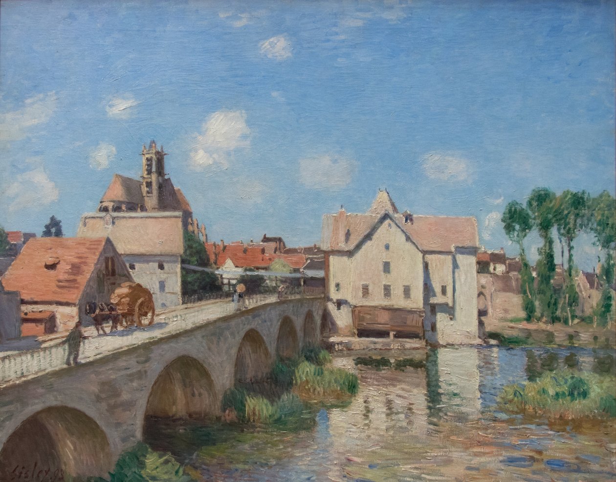 Moret híd alkotó: Alfred Sisley