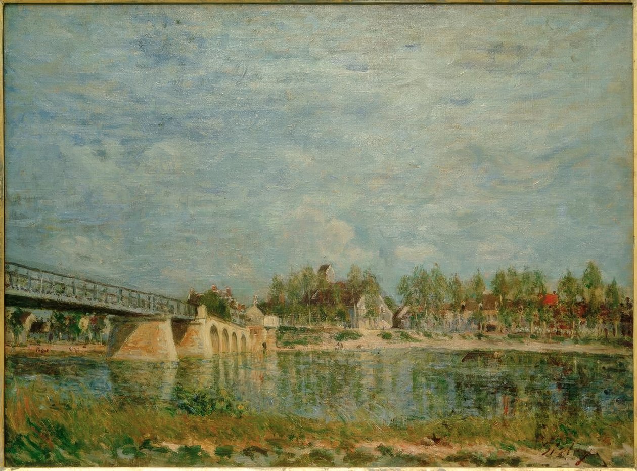 Saint-Mammès hídja alkotó: Alfred Sisley