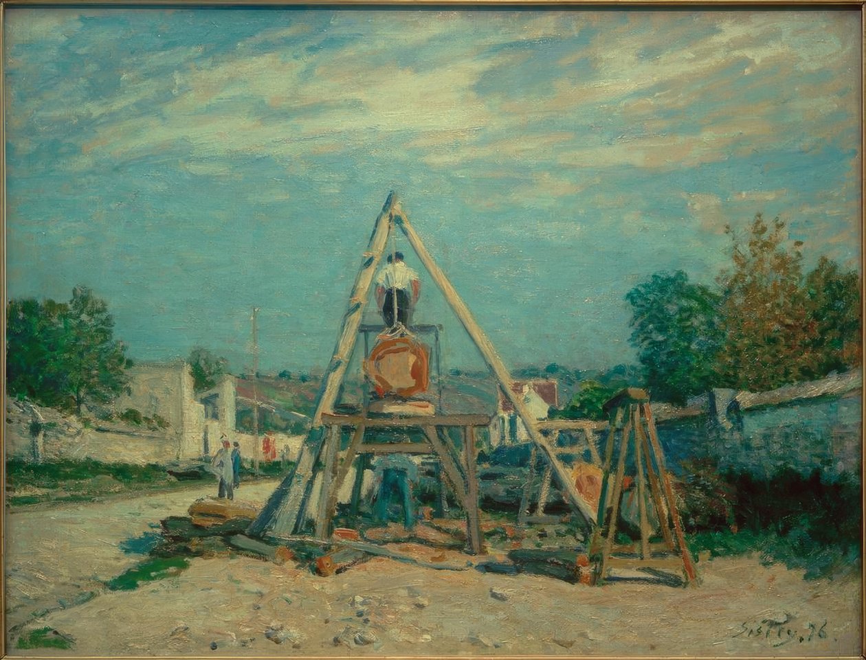 A pitsawyerek alkotó: Alfred Sisley