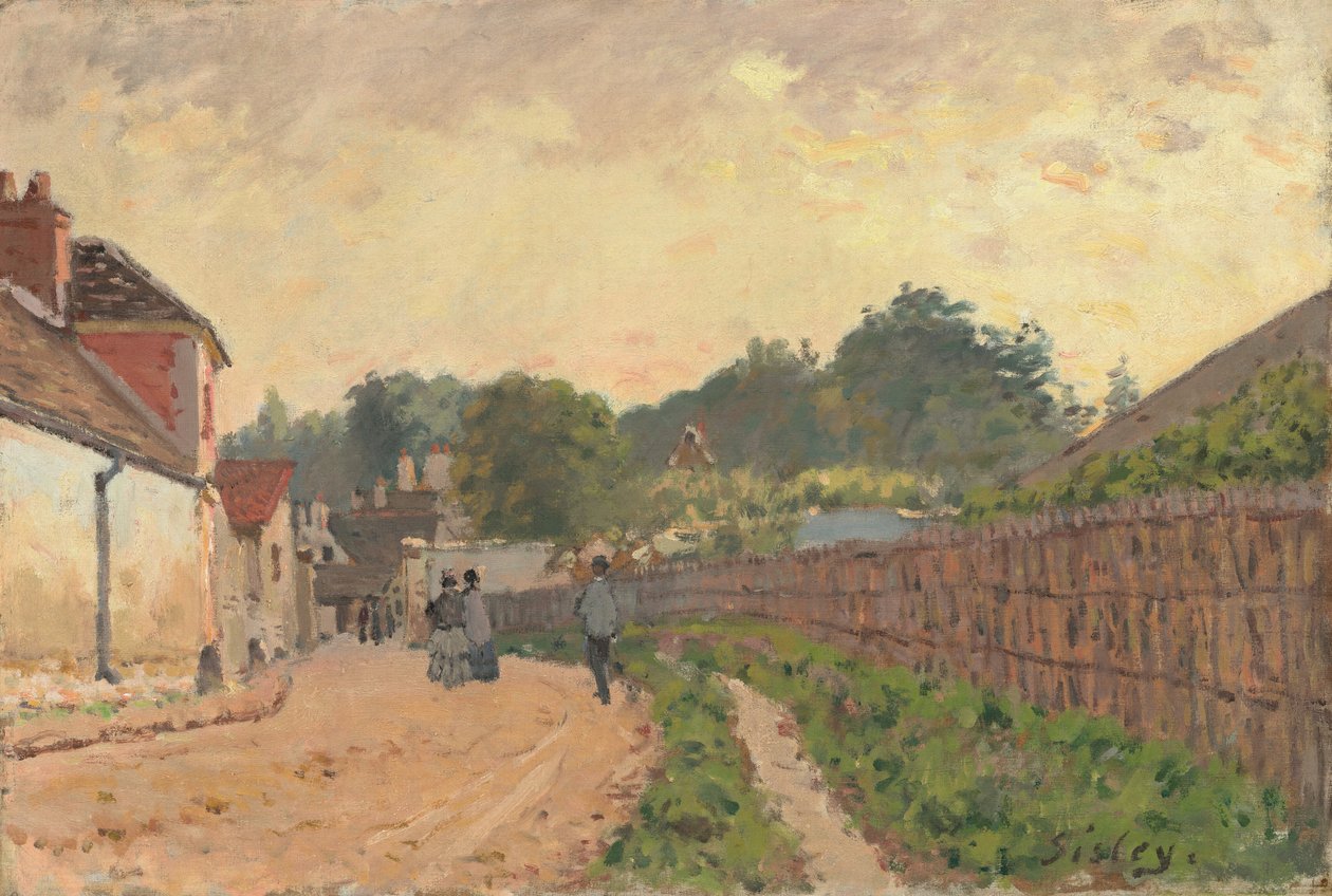 Marly-le-Roi, c. 1875. alkotó: Alfred Sisley