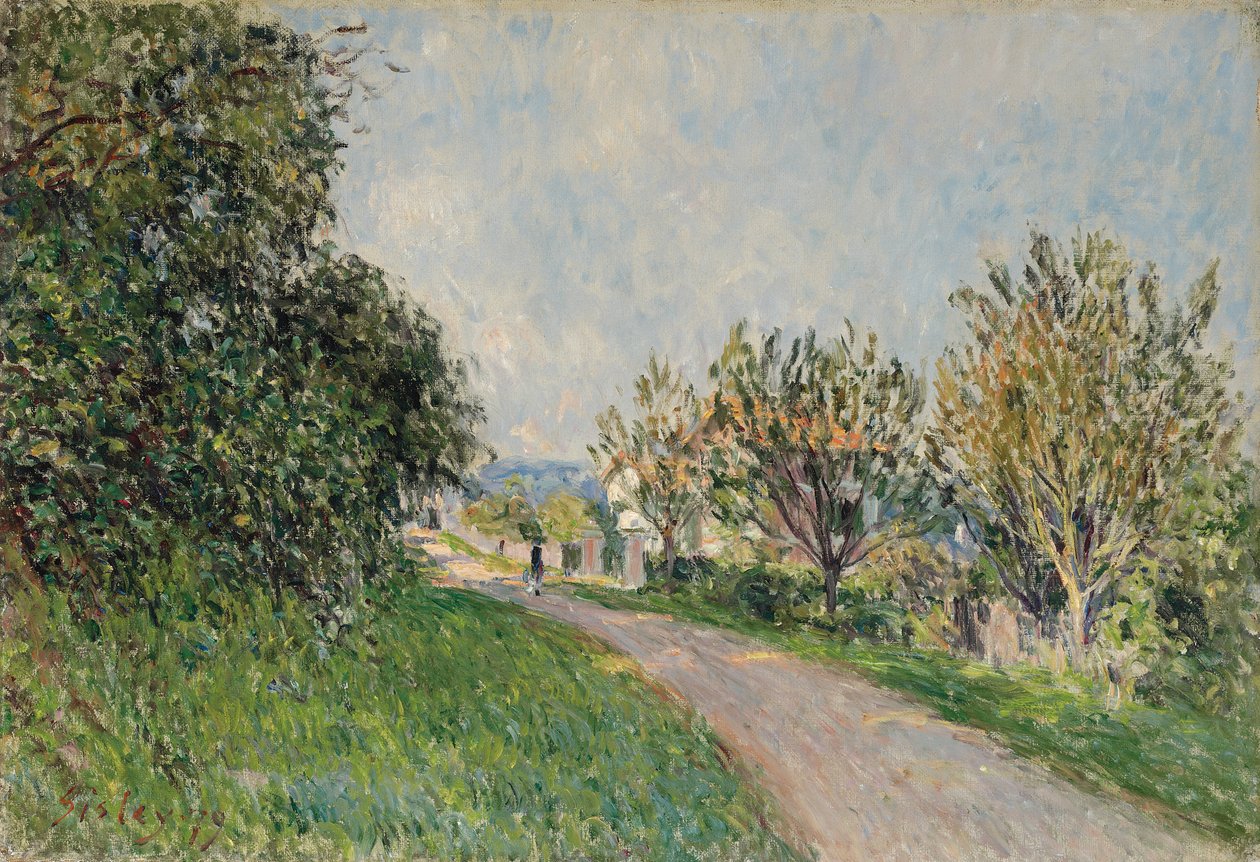 Út Sevres mellett, 1879 alkotó: Alfred Sisley