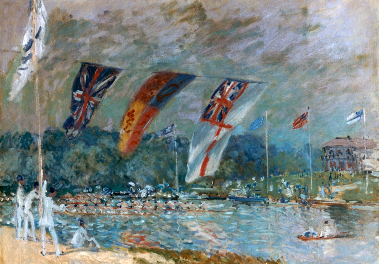 Regatta Moleseyben, 1874 alkotó: Alfred Sisley