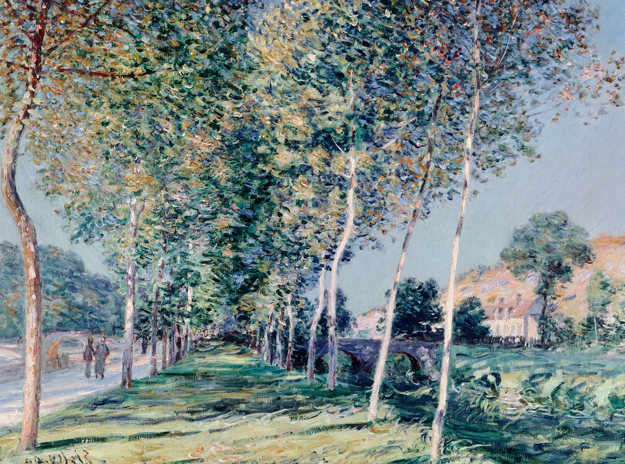 Út Louveciennesbe, Alfred Sisley (1839-1899) alkotó: Alfred Sisley