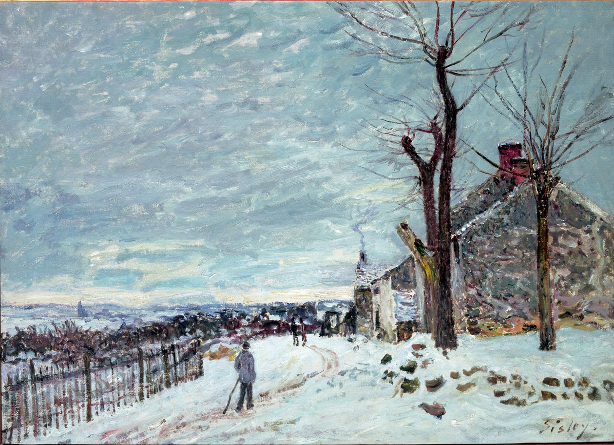 Havazás Veneux-Nadonban alkotó: Alfred Sisley