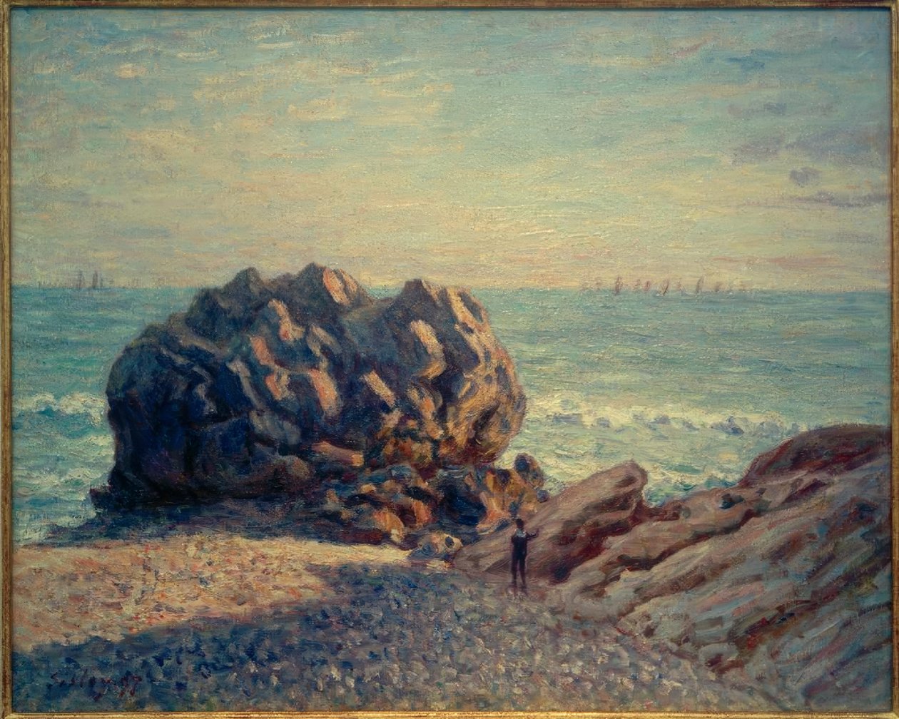 Storrs Rock, Ladys Cove, este alkotó: Alfred Sisley