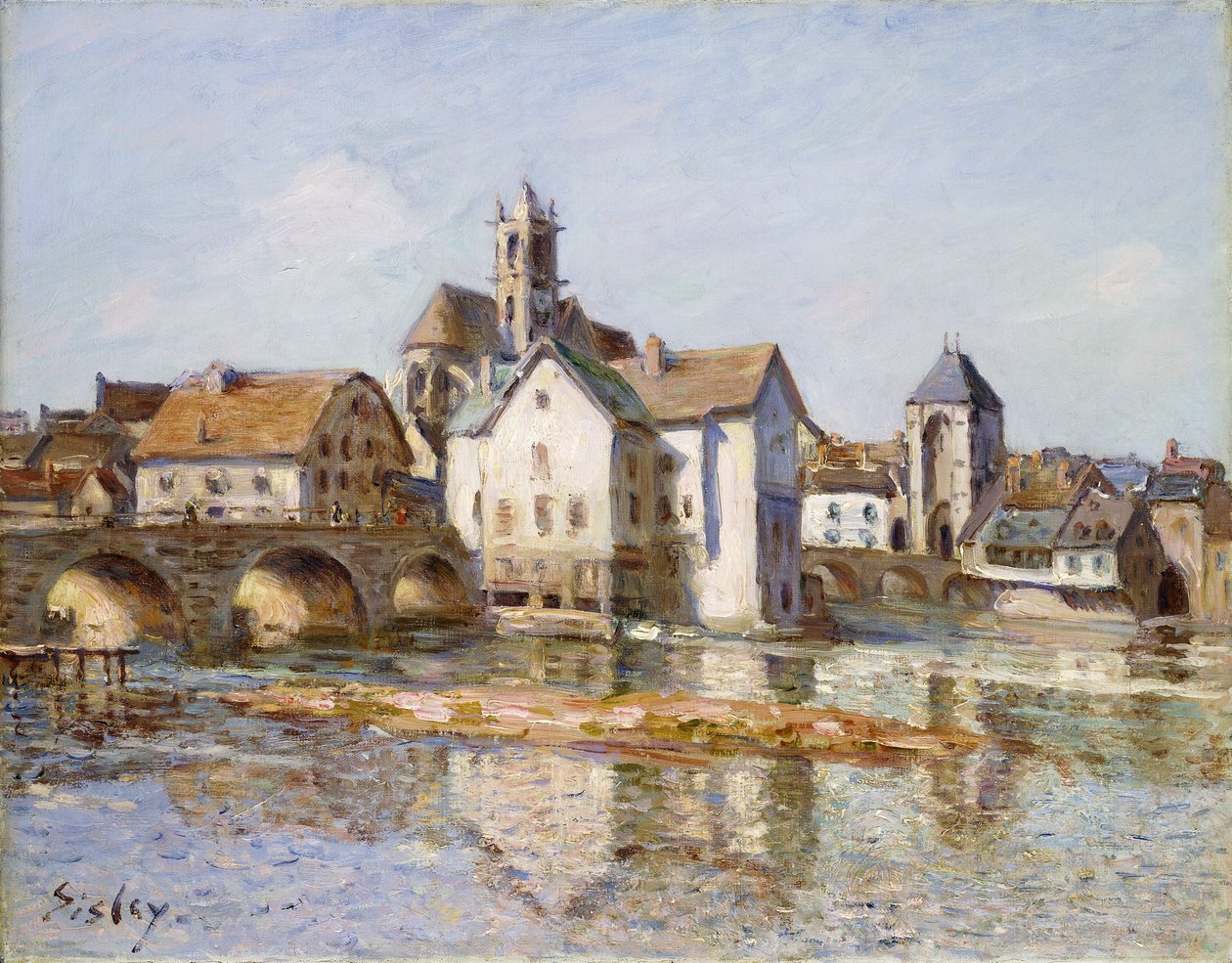 A Moret-i híd, 1892 alkotó: Alfred Sisley