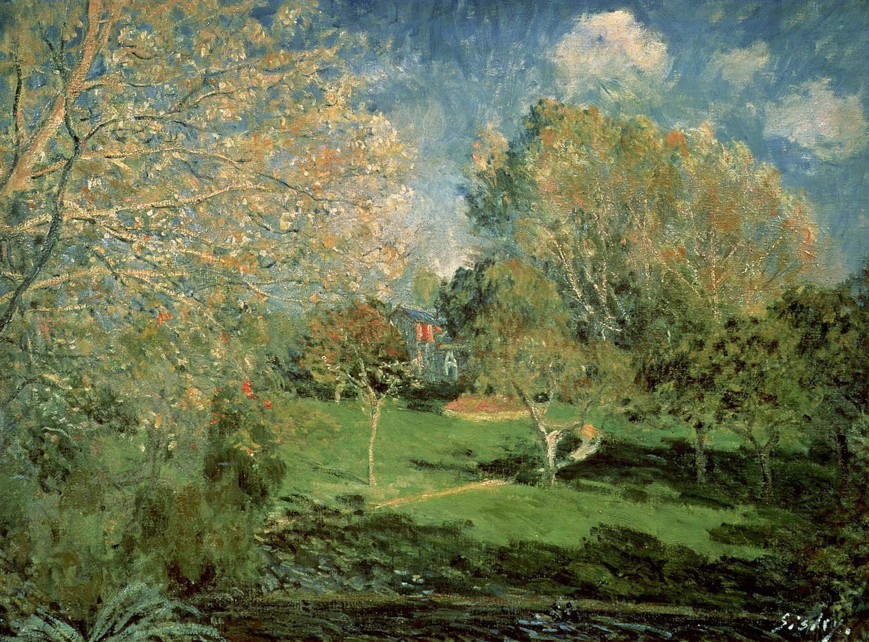 A Hoschede család kertje, 1881 alkotó: Alfred Sisley